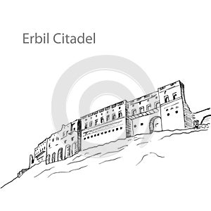 Erbil citadel Kurdistan of Iraq