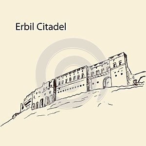 Erbil citadel Kurdistan of Iraq