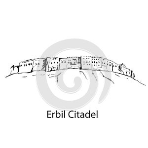 Erbil citadel Kurdistan of Iraq