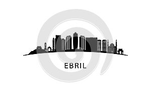 Erbil city skyline.