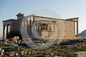 Erechteum temple, Acropolis, Athens, Greece
