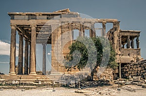 The Erechtheion,  Acropolis, Athens, Greece