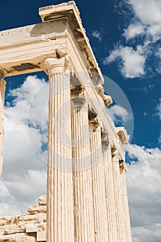 Erechtheion in Acropolis, Athens - Greece