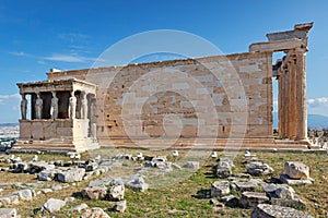 The Erechtheion on the Acropolis, Greece