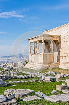 The Erechtheion or Temple of Athena Polias of the Acropolis, Athens