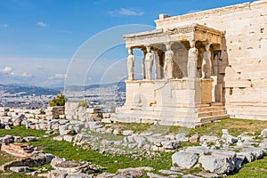 The Erechtheion or Temple of Athena Polias of the Acropolis, Athens