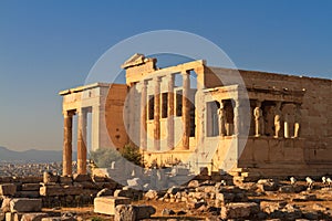 Erechtheum in Acropolis,Athens photo