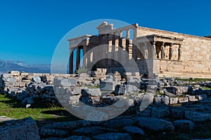 Erechtheum at the Athens Acropolis