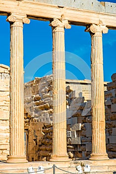 Erechtheum temple in Acropolis