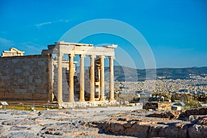 Erechtheum temple in Acropolis