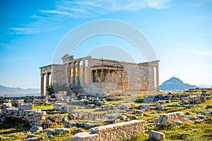 Erechtheum temple in Acropolis