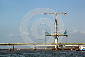 Erection of Cable Stayed Bridge