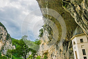 Eremo di Santa Maria infra Saxa Valadier temple