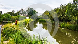 Erewash Canal Near Awsworth Nottinghamshire United Kingdom photo