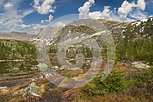 Ergaki Ridge Nature Park. Krasnoyarsk region Russia