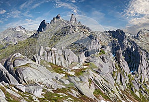 Ergaki Ridge Nature Park. Krasnoyarsk region Russia