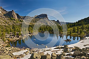 Ergaki Ridge Nature Park. Krasnoyarsk region Russia