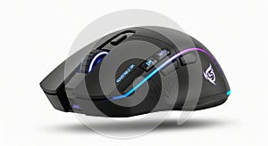 Ergonomic wireless gaming mouse with customizable rgb lighting