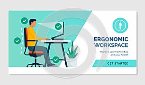 Ergonomic workspace and correct posture