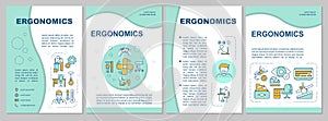 Ergonomics brochure template