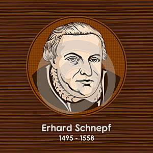 Erhard Schnepf 1495 - 1558 was a German Lutheran Theologian, Pastor, and early Protestant reformer