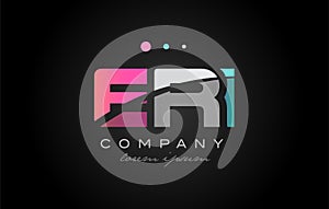 ERI e r i three letter logo icon design