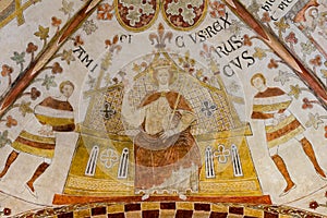 Erik Plovpenning, Romanesque fresco