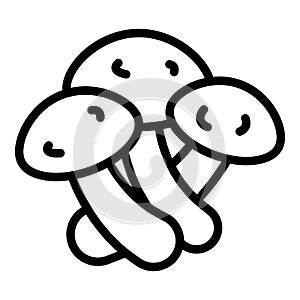 Eringi mushroom icon outline vector. Morel fungi