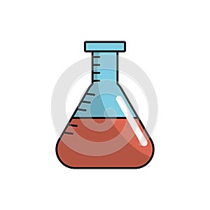 Erlenmeyer flask to lab chemical design