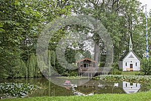 Idyl at Erlkam pond near Holzkirchen