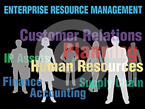 ERM Enterprise Resource Management business people