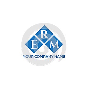 ERM letter logo design on white background. ERM creative initials letter logo concept. ERM letter design
