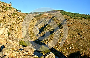 Ermelo waterfall in Natural Park of Alvao