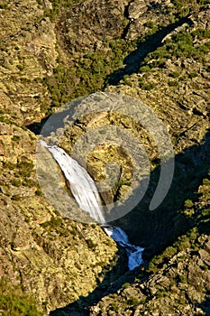 Ermelo waterfall in Natural Park of Alvao