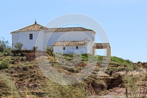 Ermita de San Miguel in Castejón de Monegros, Spain