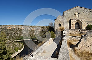 Ermitage of San Frutos, Hoces del Duraton, Segovia province, Spa photo