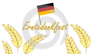 Erntedankfest German Thanksgiving Ears of Wheat