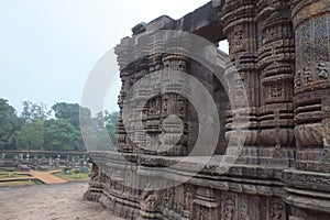 Erode in time Konark temple photo