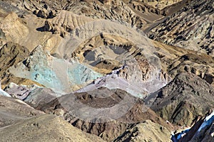 Eroded Badlands At Death Valley