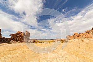 Valle de Rocas, or Stone Valley, in southern Bolivia photo