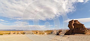 Valle de Rocas, or Stone Valley, in southern Bolivia photo