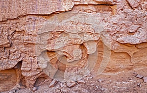 Eroded canyon walls near Singing Canyon in the Grand Staircase-Escalante National Monument, Utah, USA