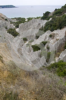 Eroded Clay Formations