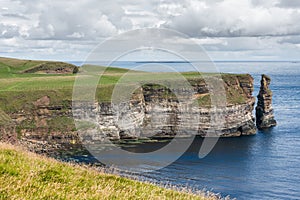 The eroded cliffs at Duncansby Stacks
