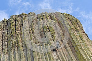 Eroded Column Details at the top of Devils Tower