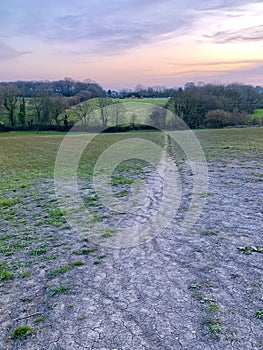 Eroded country path