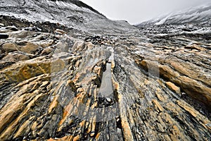 Eroded Environment Athabasca Glacier