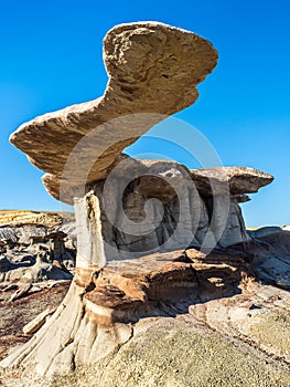 Eroded Geologic Sandstone Formation Dubbed King Of Wings