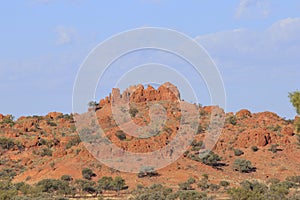 Eroded hills at Lillleyvale Hills