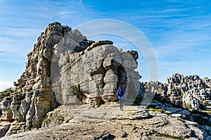 Eroded limestone peaks in Torcal